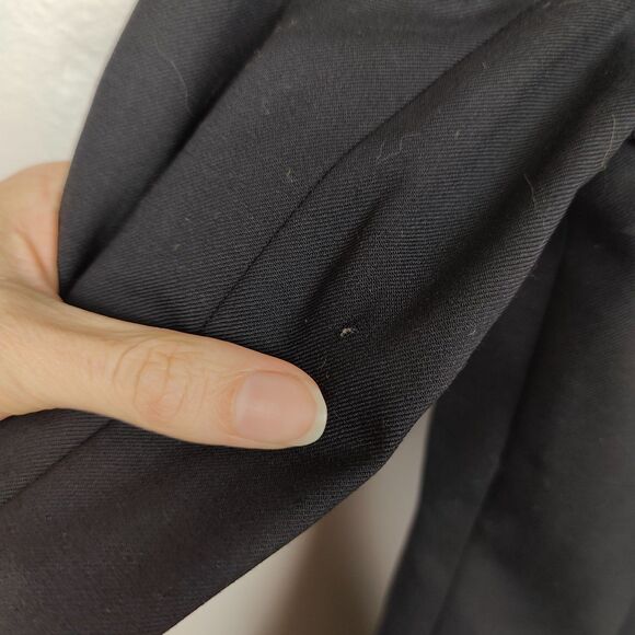 J. Crew Black Lightweight 100% Wool Super 120's Blazer Jacket Women's Size 4 - Picture 11 of 11